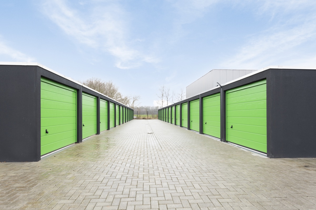 Overzicht van de garageboxen te huur in Enschede.