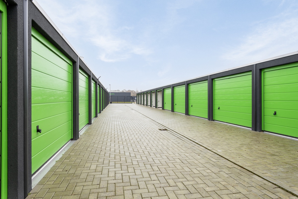 Overzicht van de garageboxen Enschede.