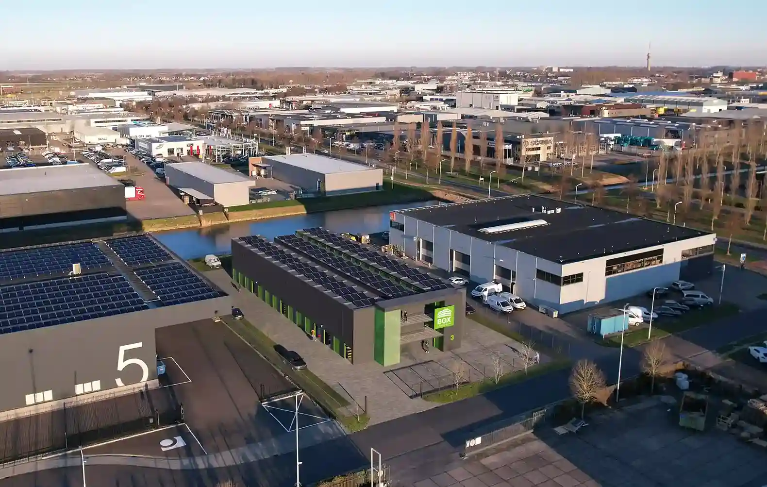 Overzicht van de garageboxen te huur in Enschede.